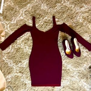 DRESS SALE $20 Lulus Little Deep Red Dress